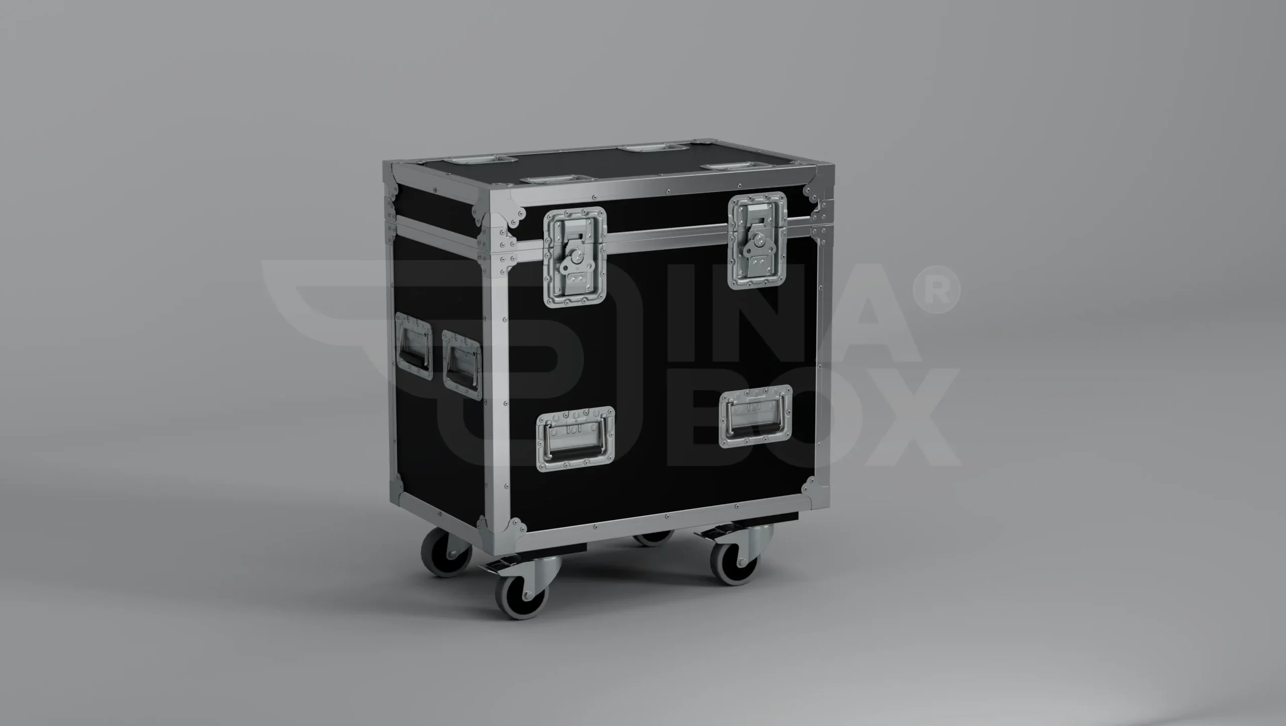 Baul de transporte para uso universal, tanto ferias de muestras, transporte de mercancías o equipos